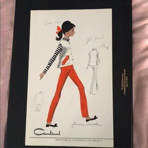 Schatken Original 60’s Fashion Illustration